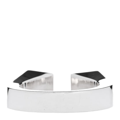 Hermes Sterling Silver Large Clou de Forge Ring 53 6.5 3 of 6