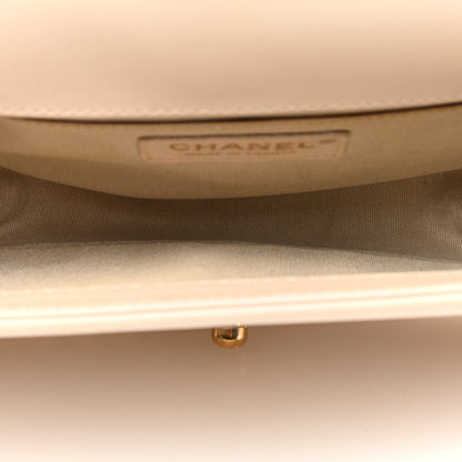 Chanel Calfskin Quilted Medium Boy Flap Beige 5 of 11