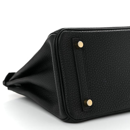 Hermes Togo Birkin 25 Black 9 of 10