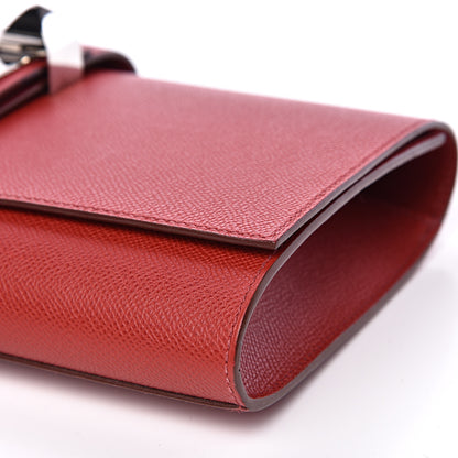 Hermes Epsom Medor 29 Clutch Rouge Garance 8 of 10