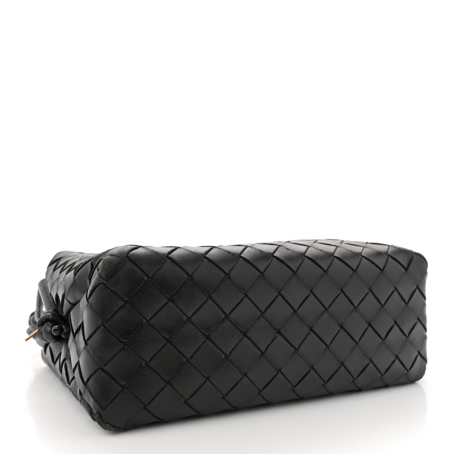 Nappa Intrecciato Small Loop Camera Bag Black