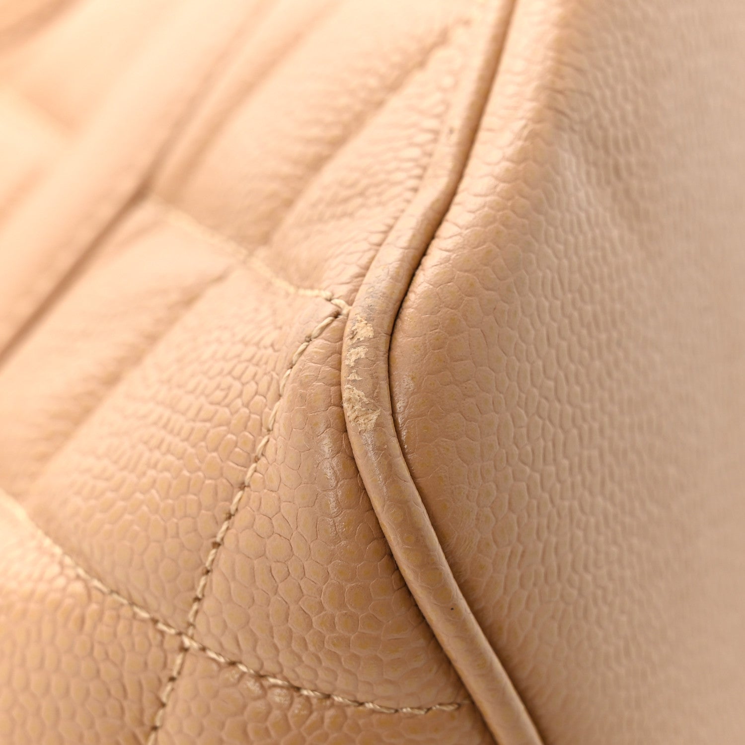 Chanel Caviar Quilted Medallion Tote Beige 11 of 11