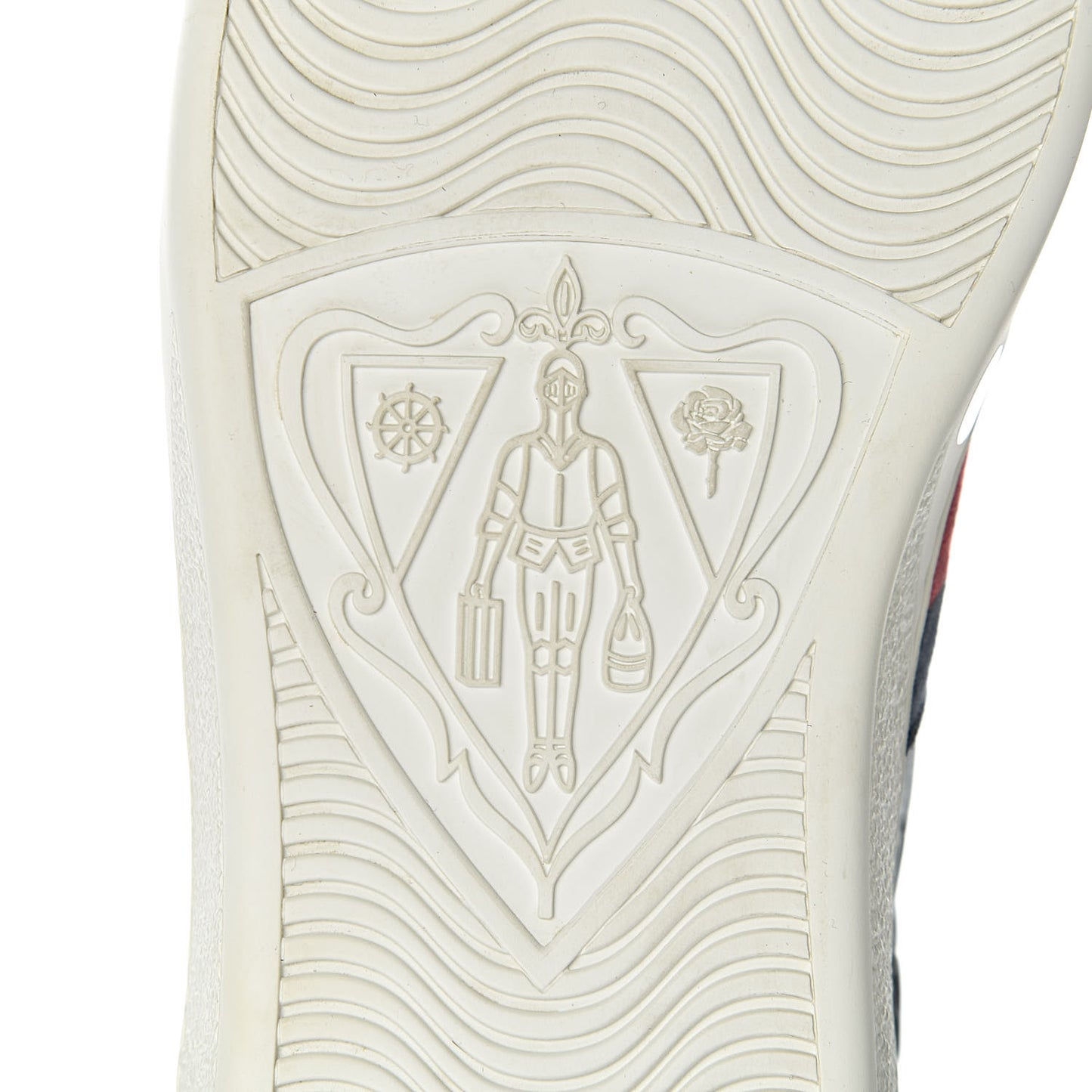 Guccissima Signature Web Mens Ace Sneakers 7 Melange Platinum