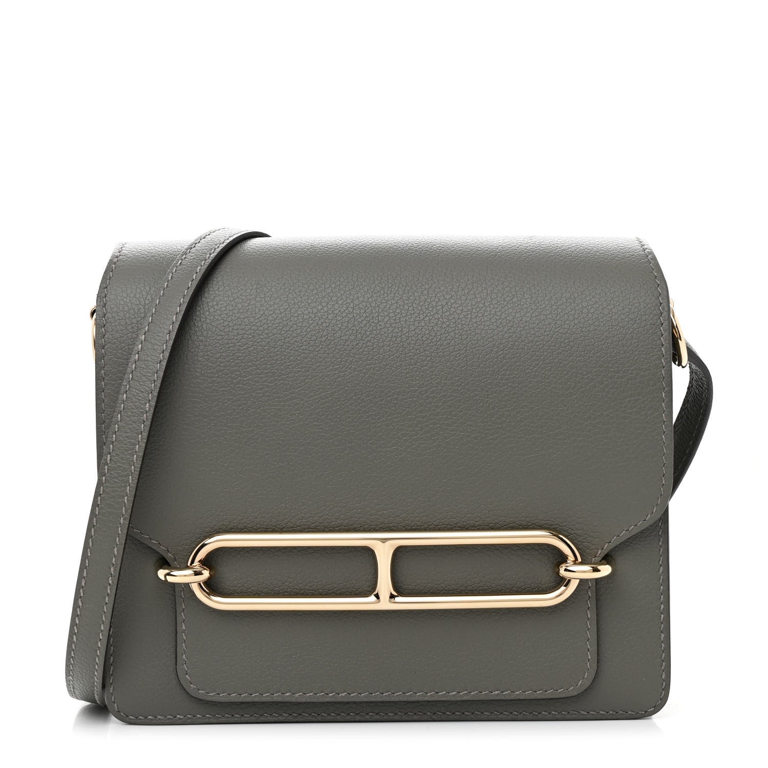 Hermes Evercolor Mini Sac Roulis Gris Meyer 1 of 12