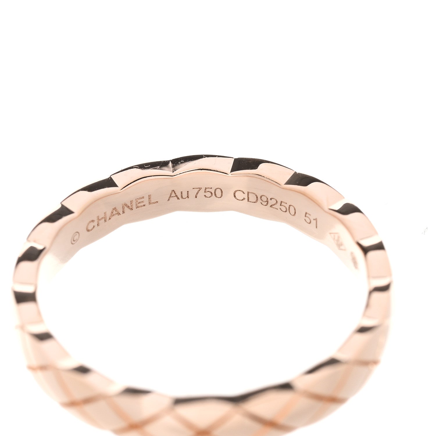 Chanel 18K Beige Gold Mini Coco Crush Ring 51 5.75 4 of 4
