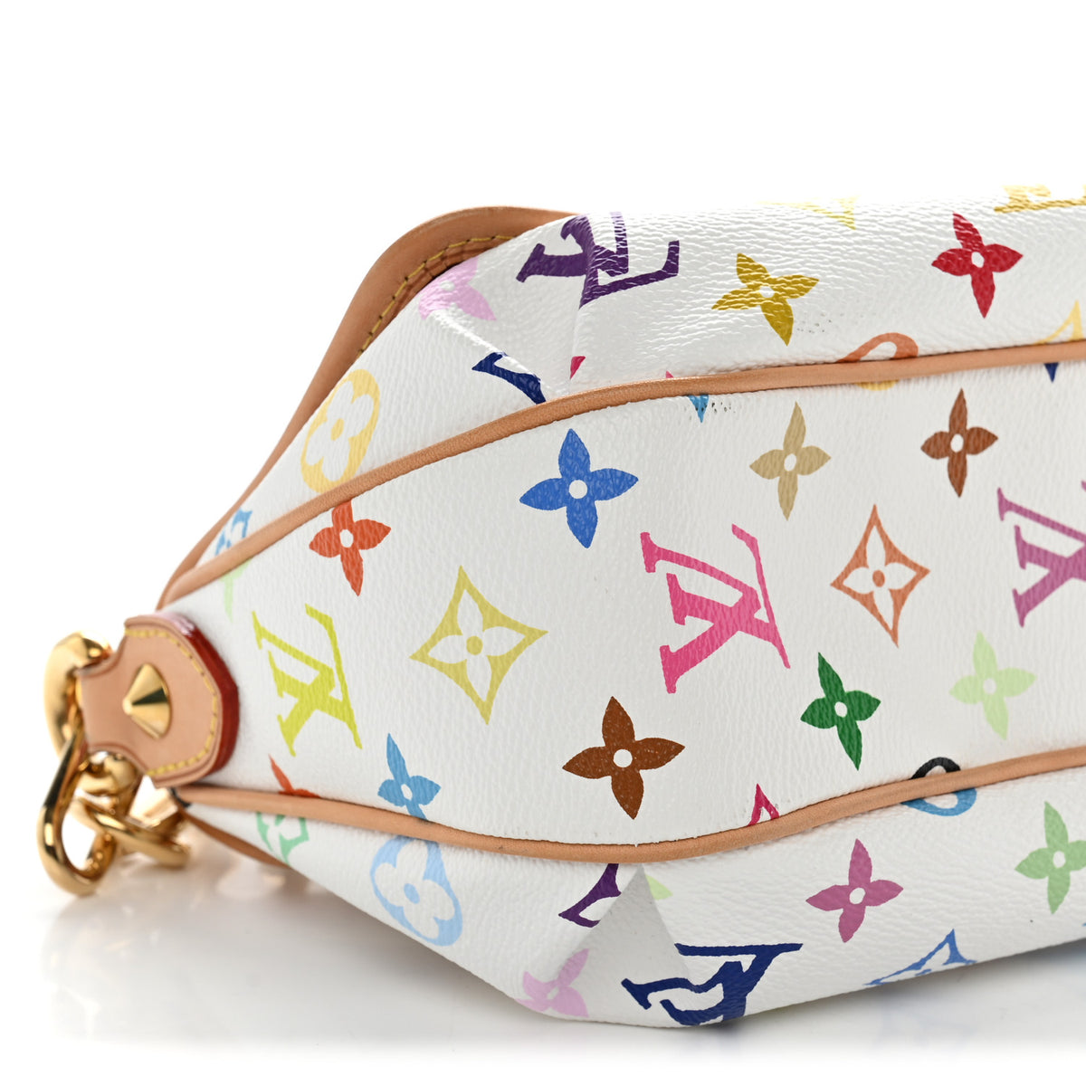 Louis Vuitton Monogram Multicolor Patti White 9 of 10