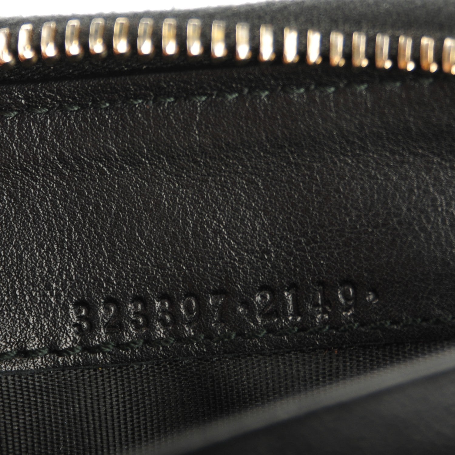 Gucci Guccissima Signature Microguccissima Bree Zip Around Wallet Black 7 of 7