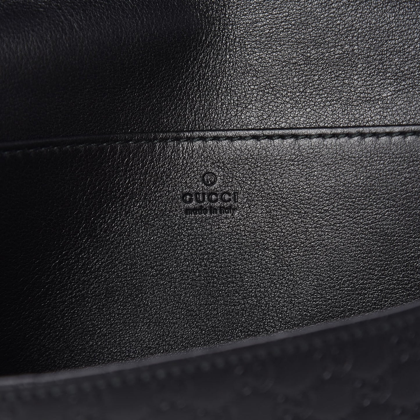 Microguccissima Travel Document Case Black