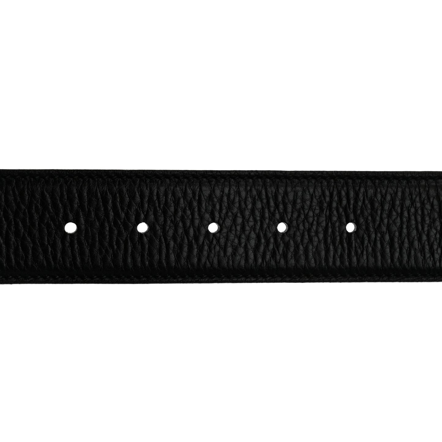 Pebbled Calfskin Interlocking G 40mm Belt 95 38 Black