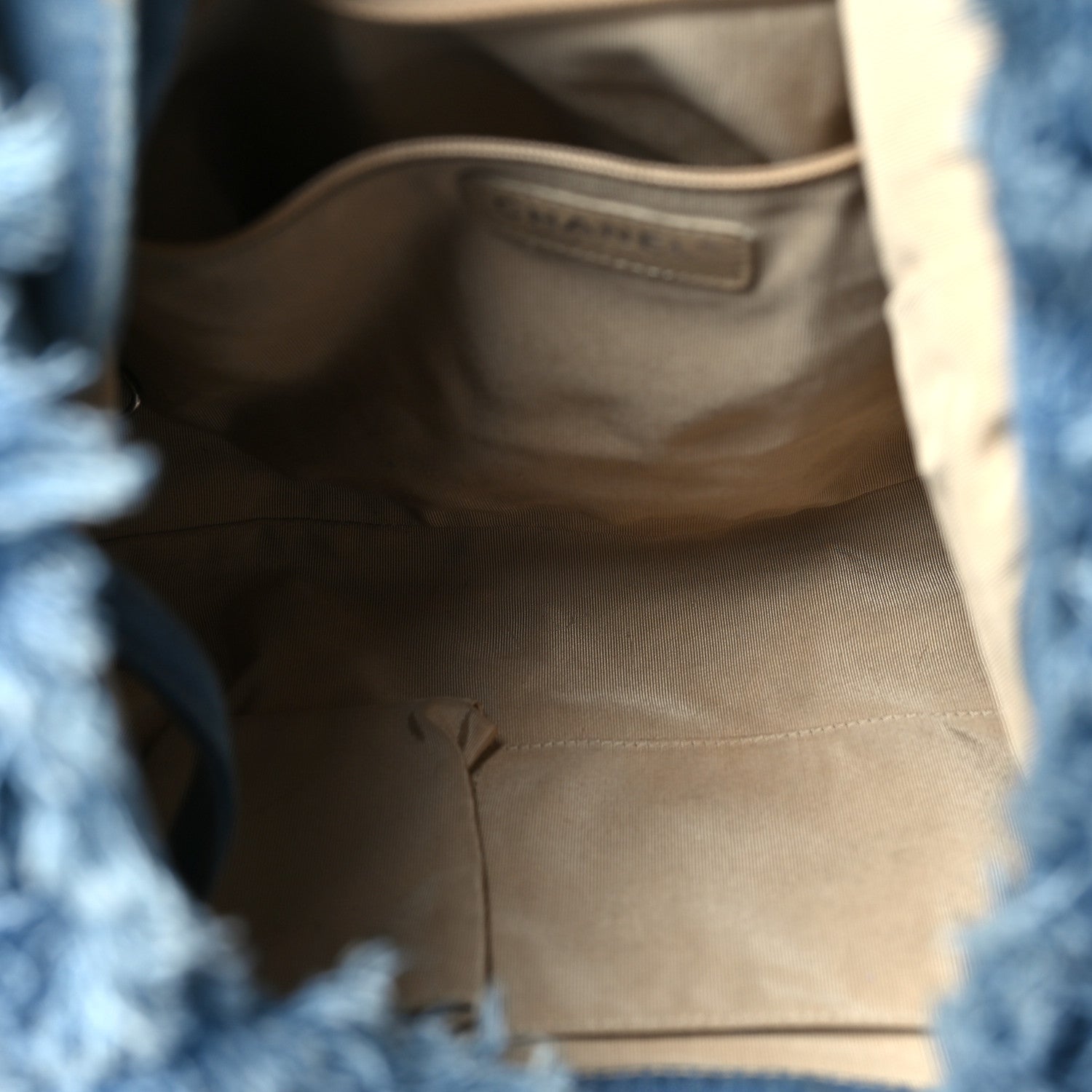 Chanel Denim Quilted Chain Hobo Light Blue 5 of 10