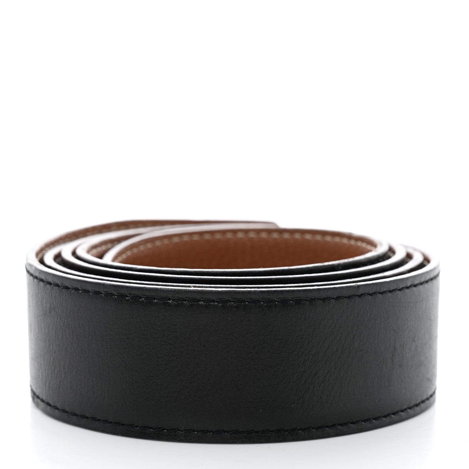 Hermes Box Togo 32mm Belt Strap 90 Black Gold 4 of 12