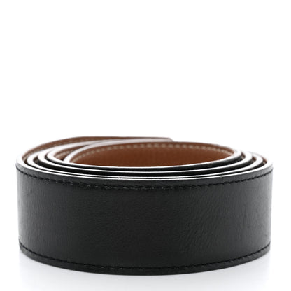 Hermes Box Togo 32mm Belt Strap 90 Black Gold 4 of 12
