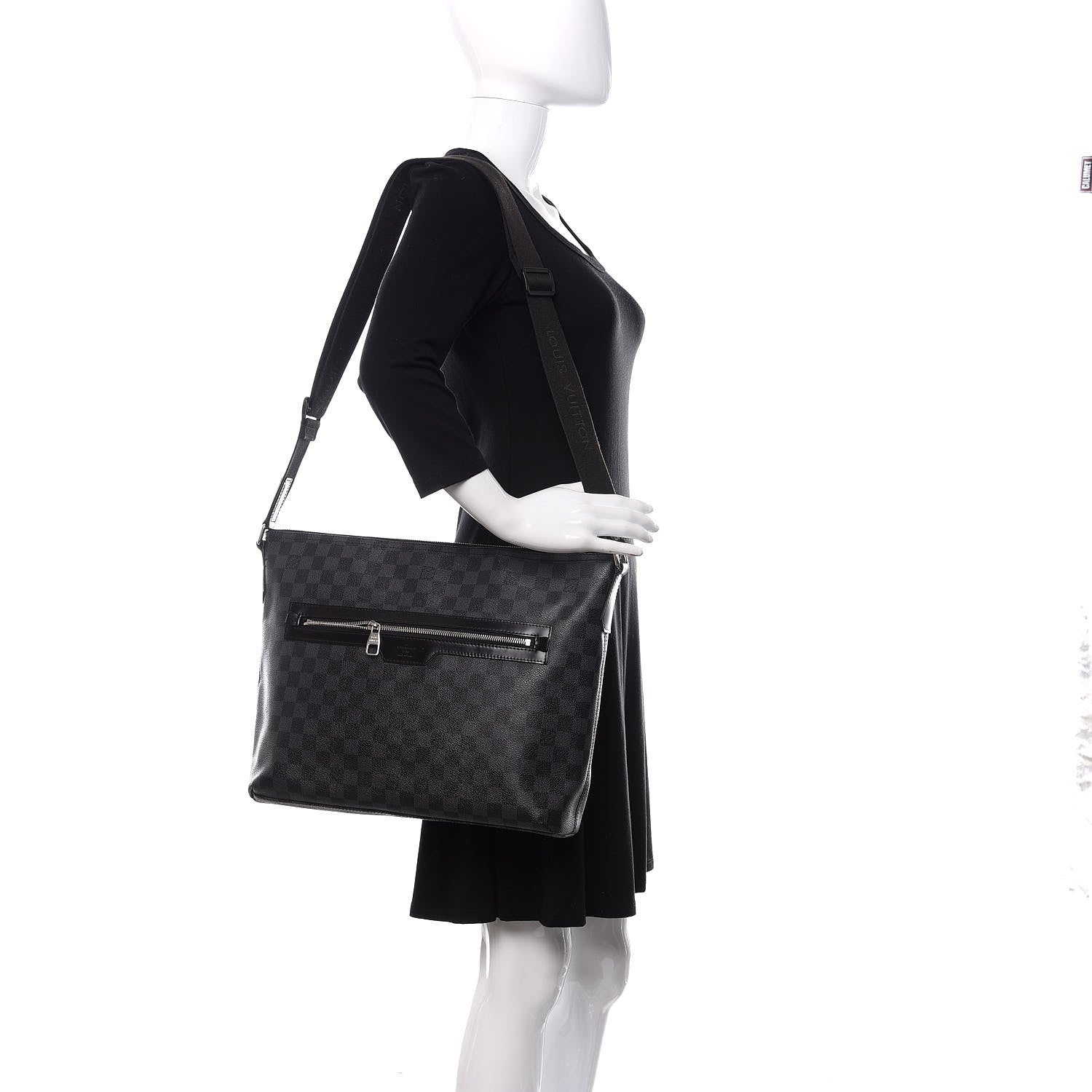 Louis Vuitton Damier Graphite Mick MM 2 of 11