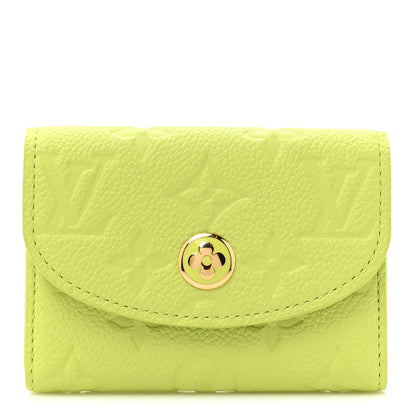 Louis Vuitton Empreinte Rosalie Coin Purse Zesty Lime 1 of 7