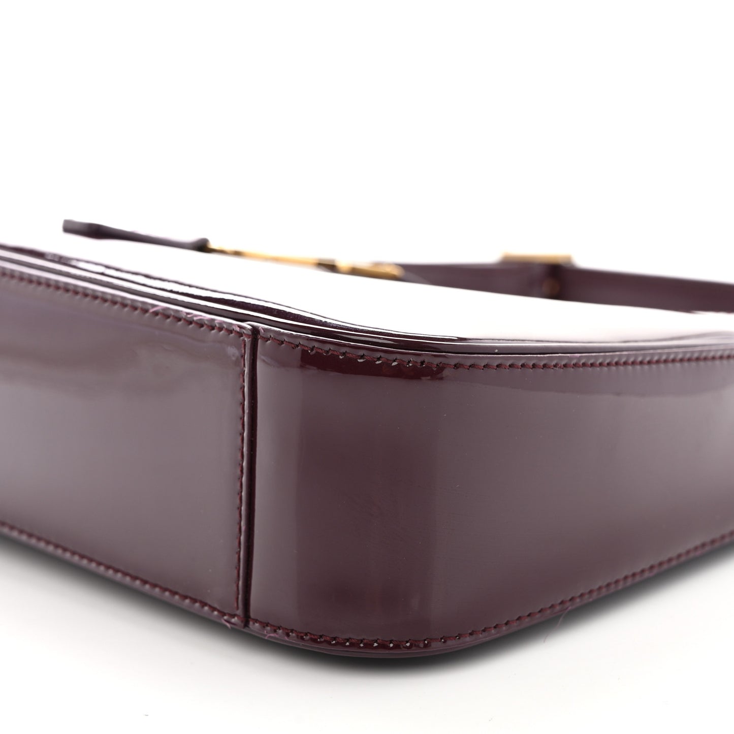 Patent Calfskin Le 5 A 7 Hobo Spicy Chocolate