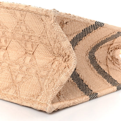 Christian Dior Raffia Cannage Medium Book Tote Natural 9 of 9