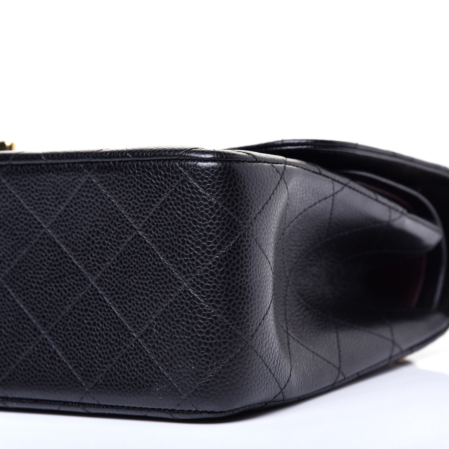 Chanel Caviar Quilted Jumbo Double Flap Black 7 of 12