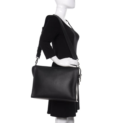 Fendi Vitello Grace Lui Urban Briefcase Black 2 of 10