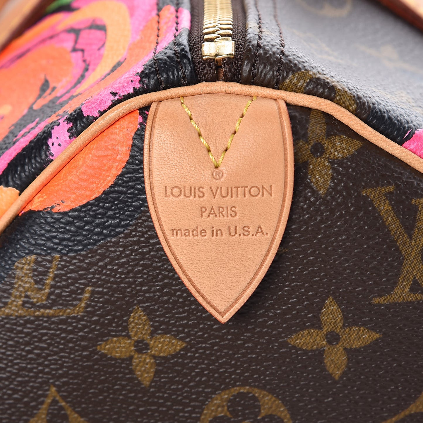 Monogram Roses Speedy 30