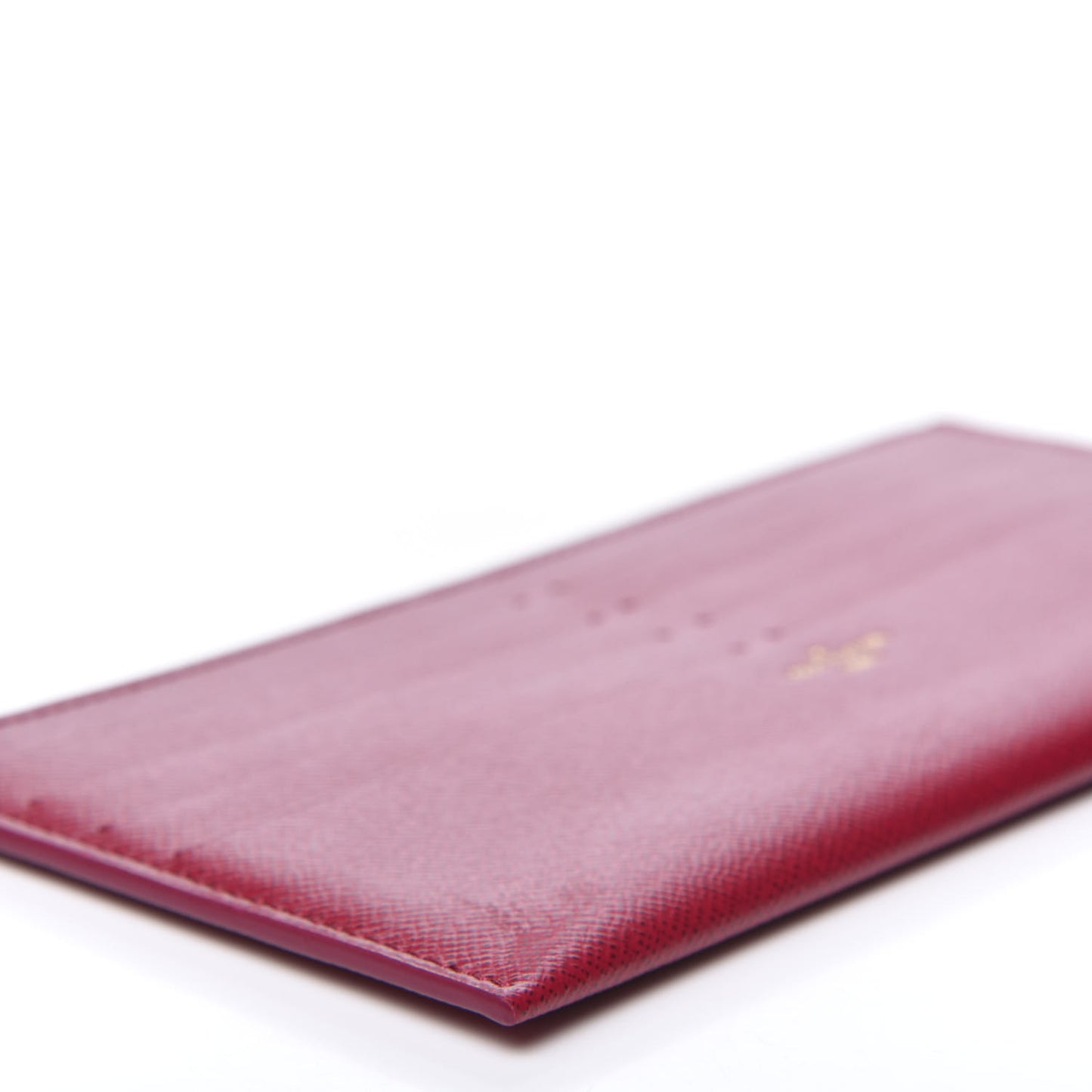Calfskin Felicie Card Holder Insert Fuchsia
