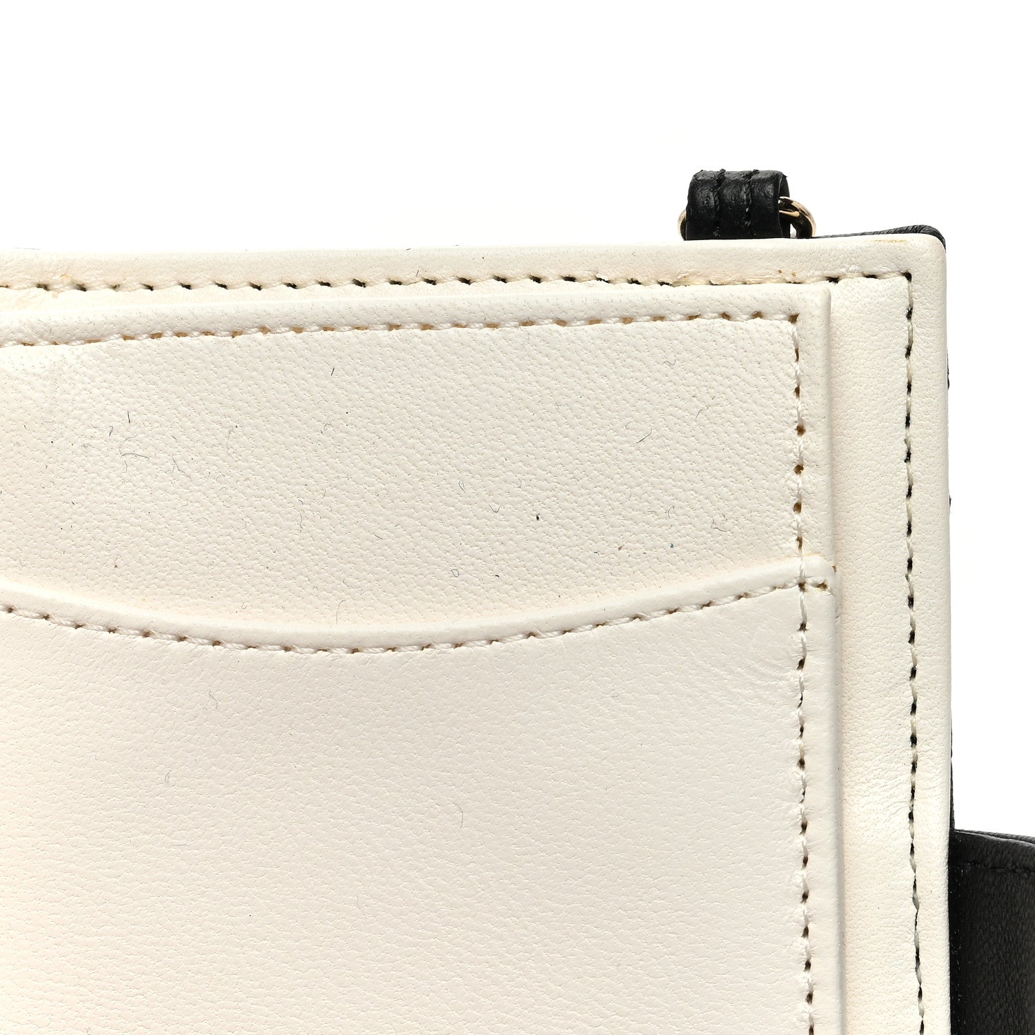 Chanel Lambskin Quilted Book Card Holder on Chain Black 10 of 11