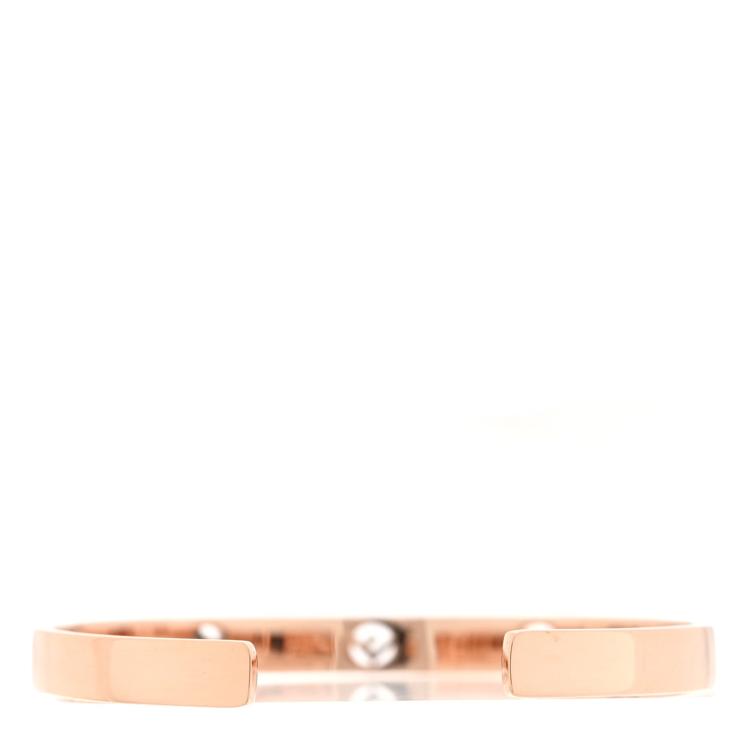 Fendi Metal Crystal F is Fendi Bracelet L Rose Gold 1802644