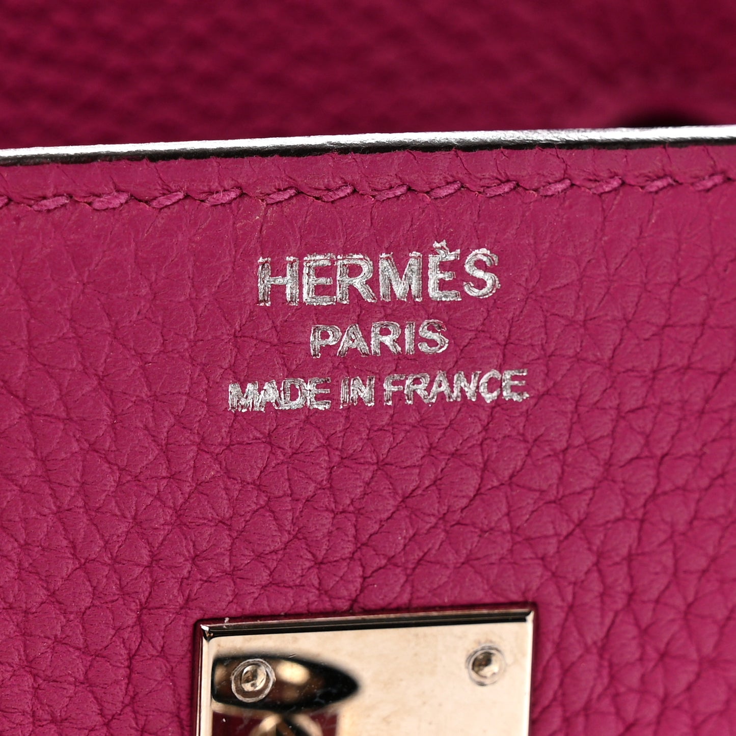 Togo Birkin 25 Rose Pourpre