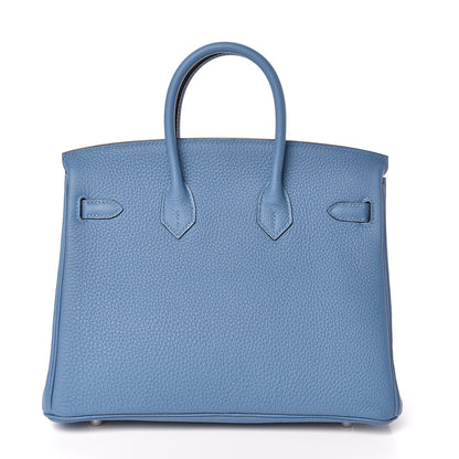 Hermes Togo Birkin 25 Azur 4 of 30