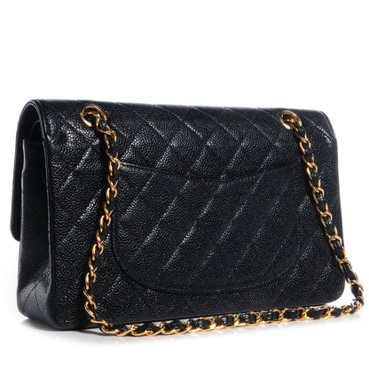 Chanel Caviar Quilted Medium Double Flap Black 3 of 8