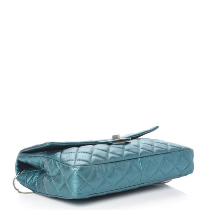 Chanel Metallic Calfskin Quilted Snake Chain 2.55 Reissue Flap Turquoise 4 of 15