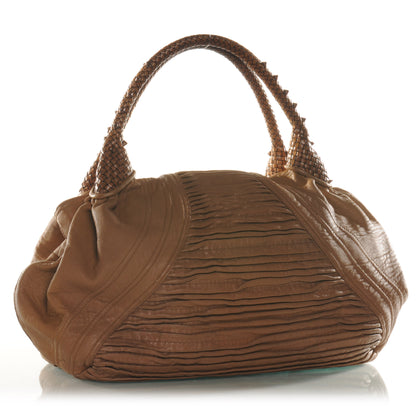 Fendi Nappa Pleated Spy Bone 3 of 7