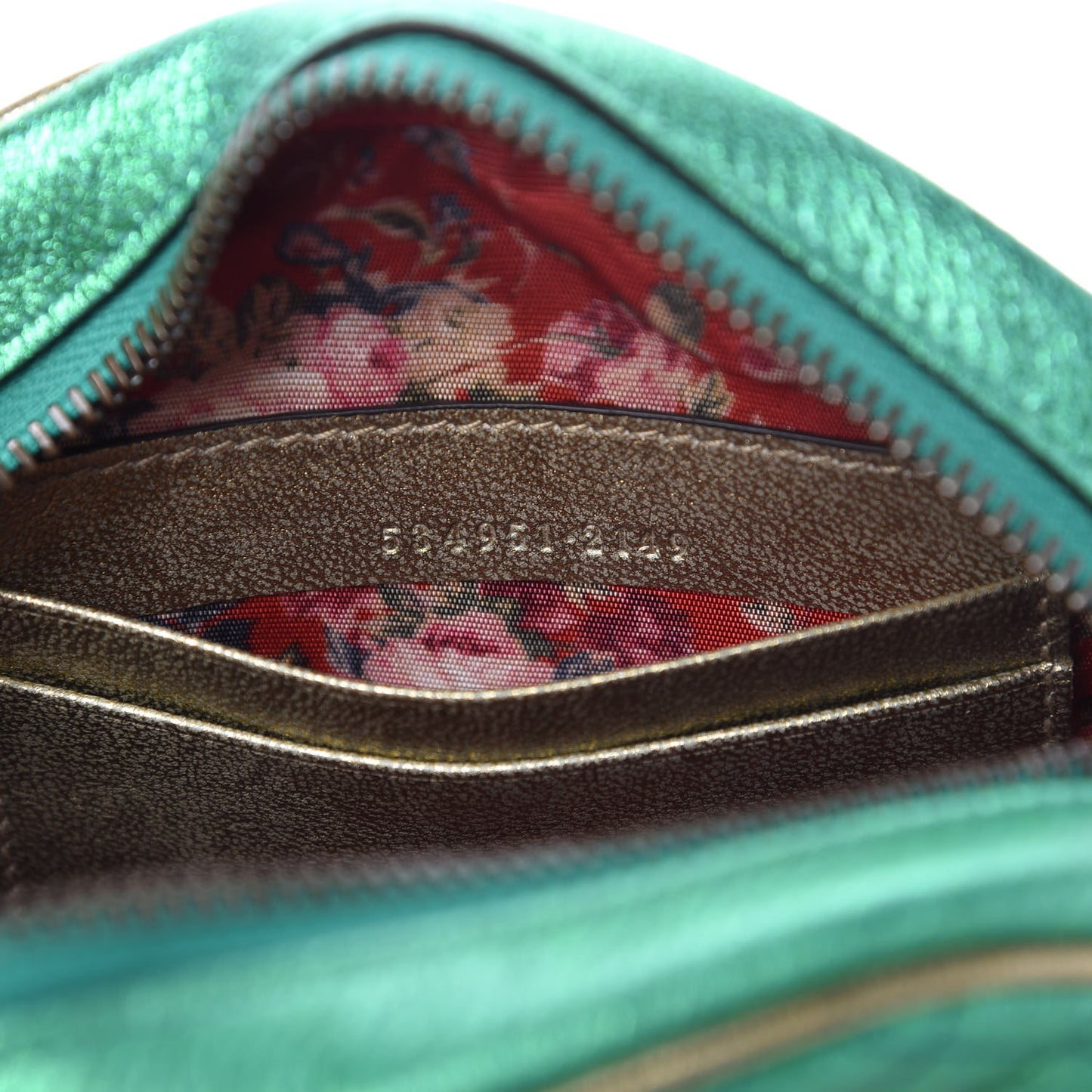 Laminated Nappa Trapuntata Mini Zumi Dome Shoulder Bag Rosso Jasmine Green Rame