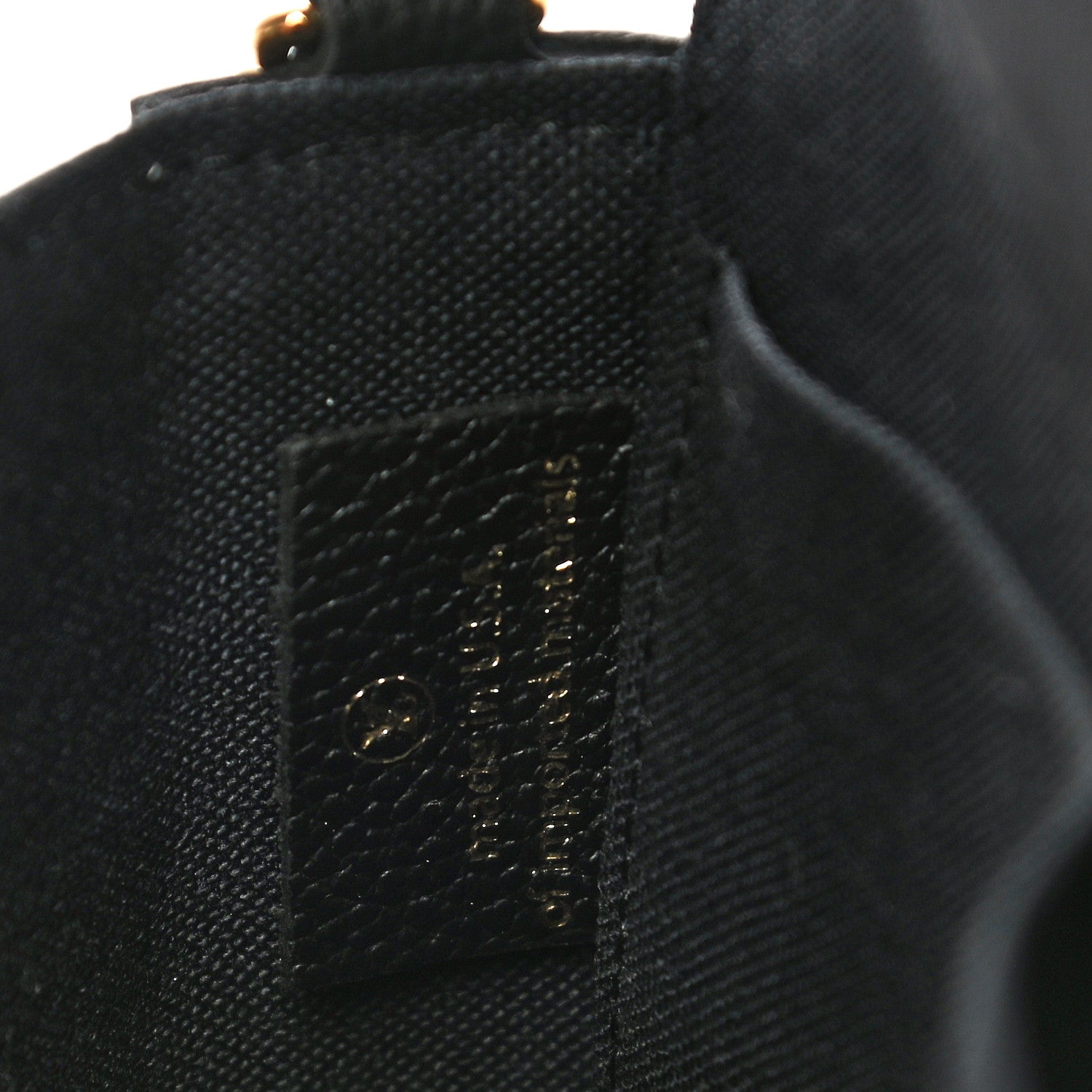 Louis Vuitton Empreinte Pochette Felicie Chain Wallet Black 7 of 12