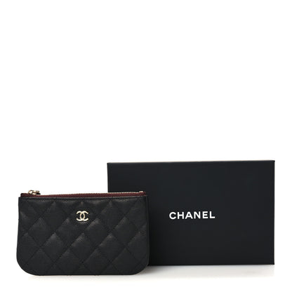 Chanel Caviar Quilted Small Cosmetic Case Black 9 of 9