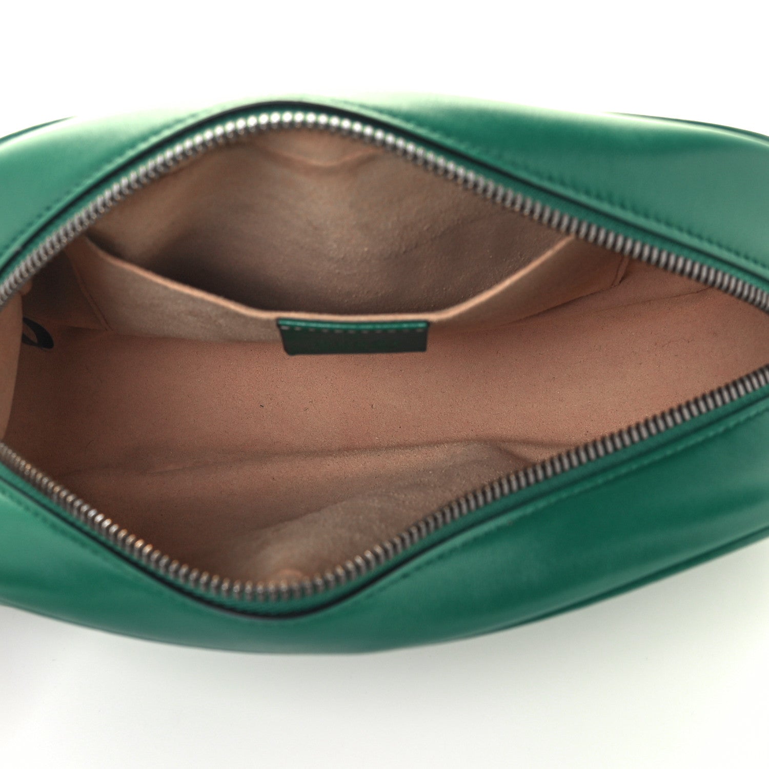 Gucci Calfskin Matelasse Small GG Marmont Chain Shoulder Bag Emerald Green 5 of 11