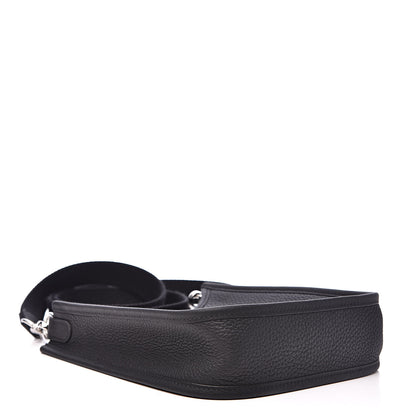Hermes Taurillon Clemence Evelyne TPM Black 4 of 11