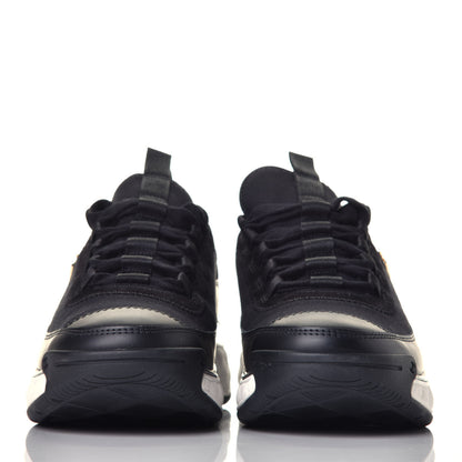Chanel Velvet Calfskin Mixed Fibers CC Sneakers 38 Black 2 of 9