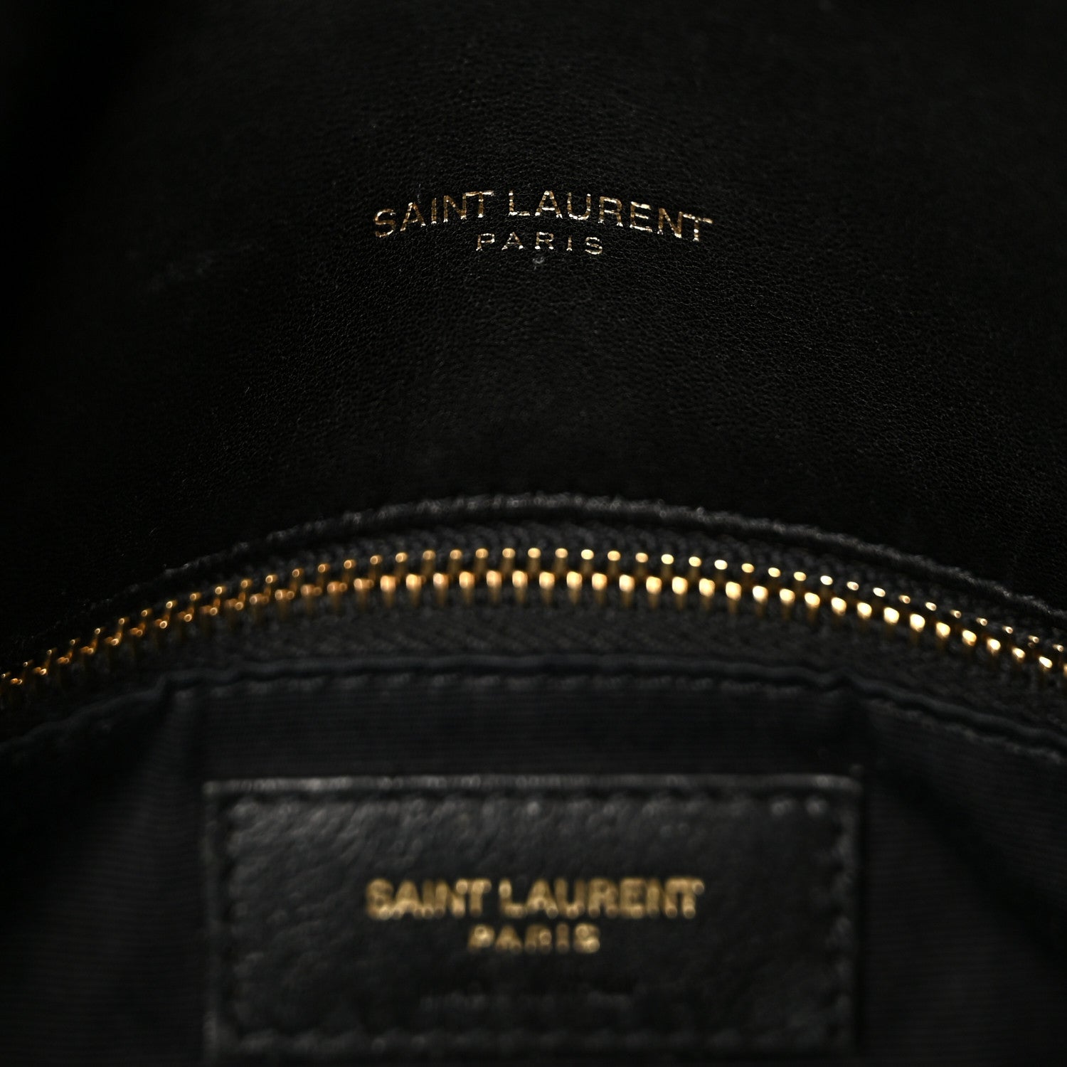 Saint Laurent Lambskin Quilted Small Loulou Puffer Monogram Chain Satchel Black 7 of 11