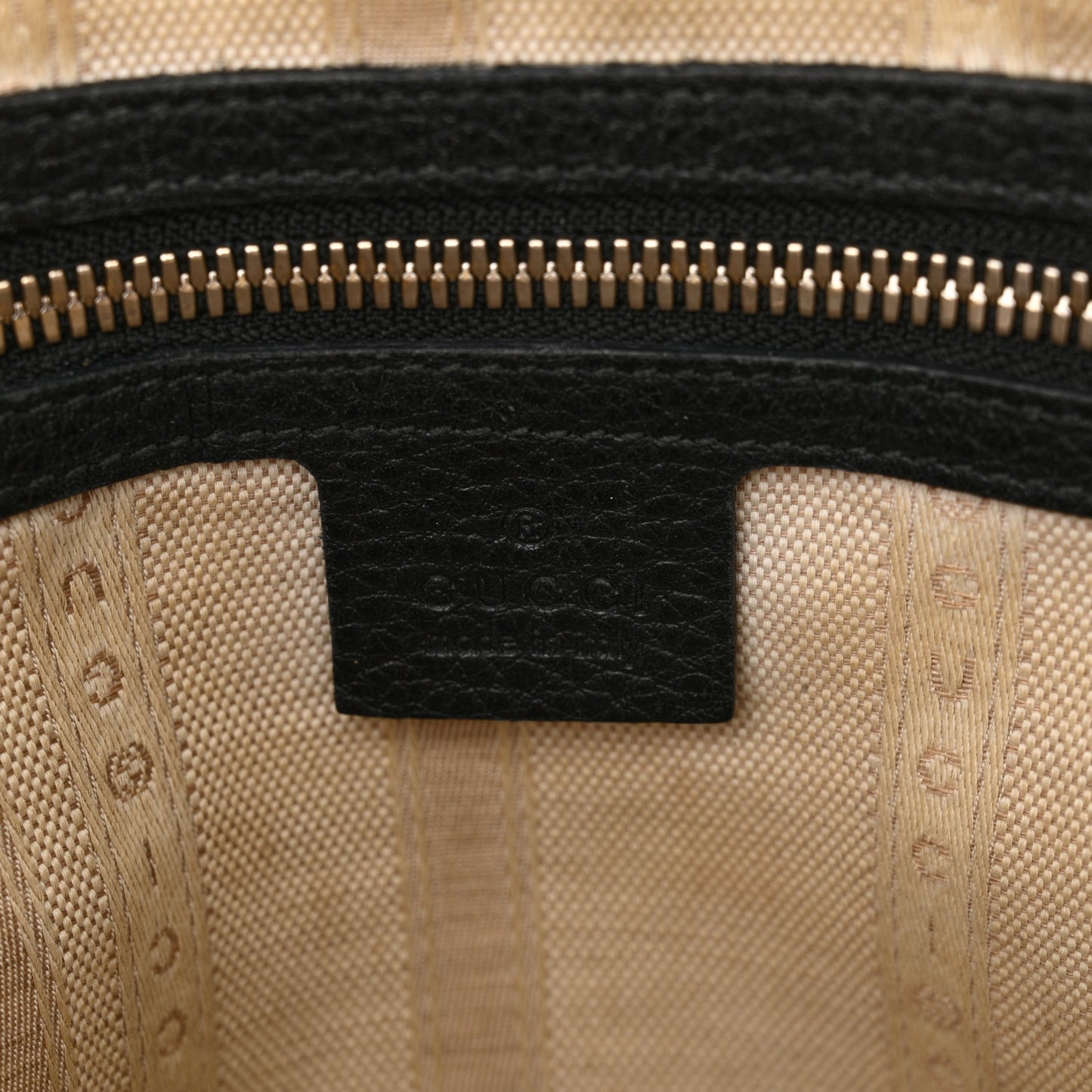 Dollar Calfskin Dome Bag Black