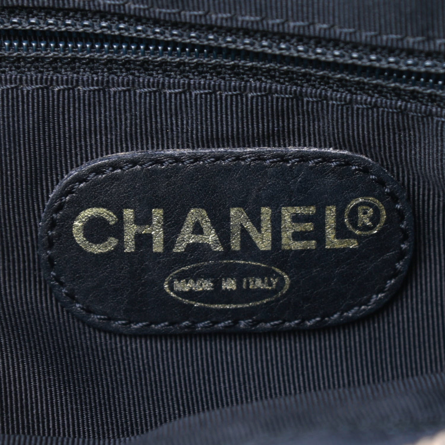 Chanel Caviar Quilted CC Shopping Tote Black 6 of 10