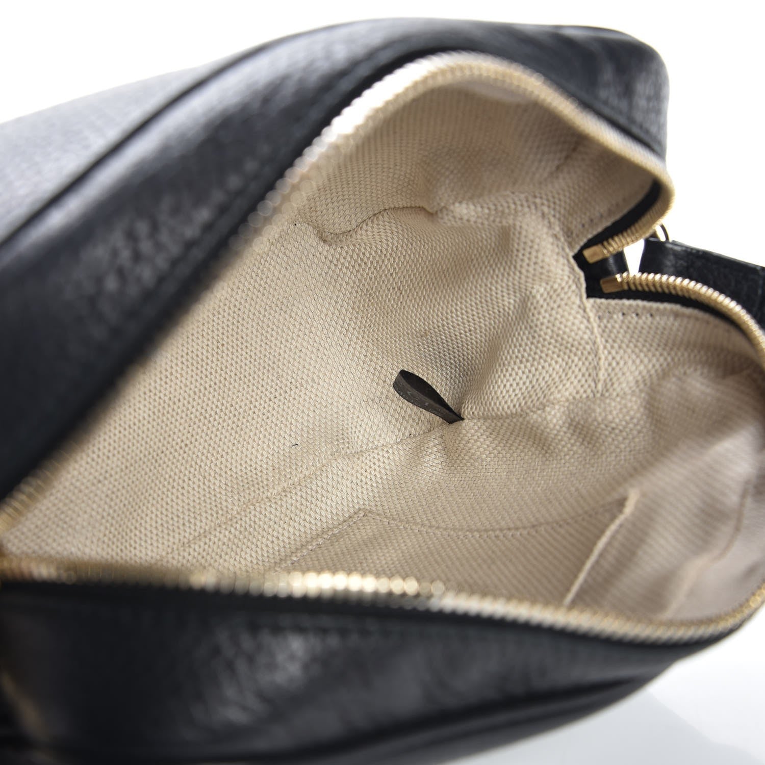 Gucci Pebbled Calfskin Small Soho Disco Bag Black 5 of 7