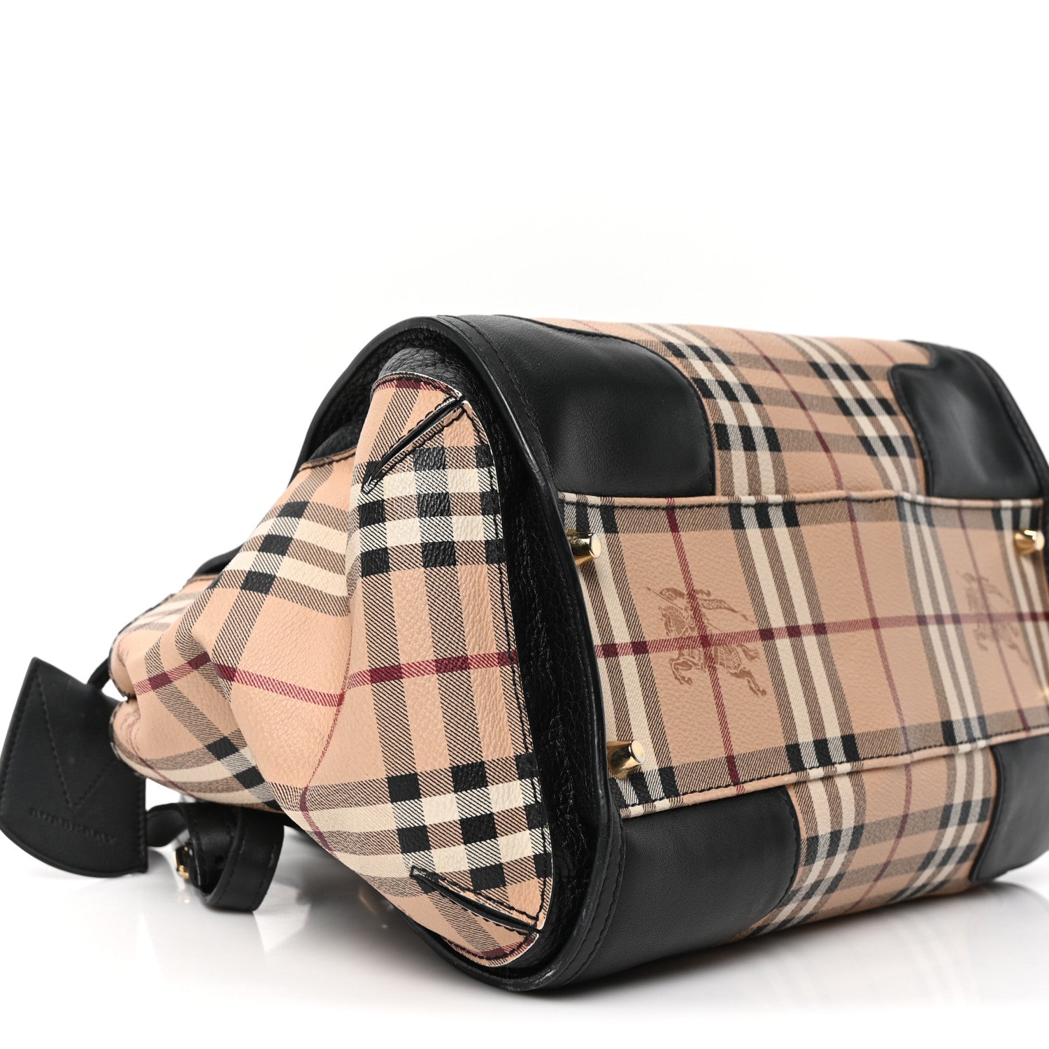 Burberry Haymarket Check Small Gladstone Black 9 of 10