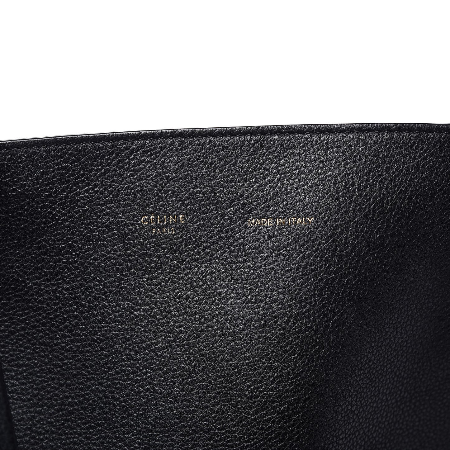 Soft Grained Calfskin Medium Belt Cabas Phantom Black