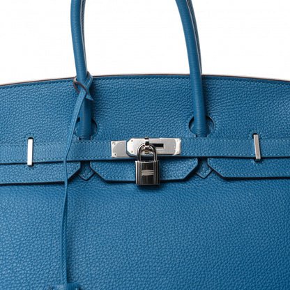 Hermes Togo Birkin 35 Bleu Azteque 17 of 17