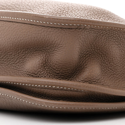 Hermes Taurillon Clemence Amazone Evelyne II PM Gris Tourterelle 10 of 12