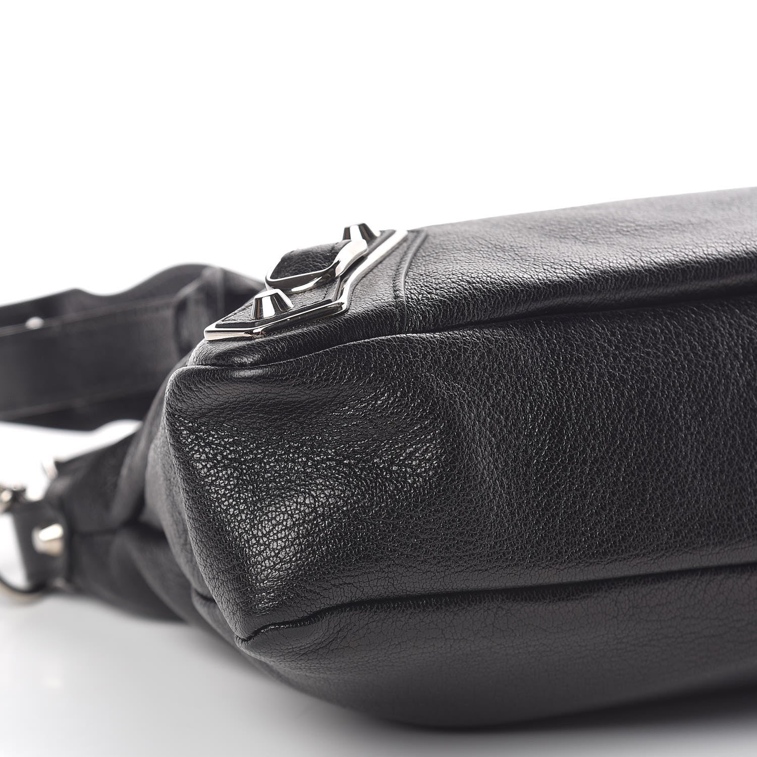 Balenciaga Chevre Silver Metallic Edge Hardware Town Black 11 of 13