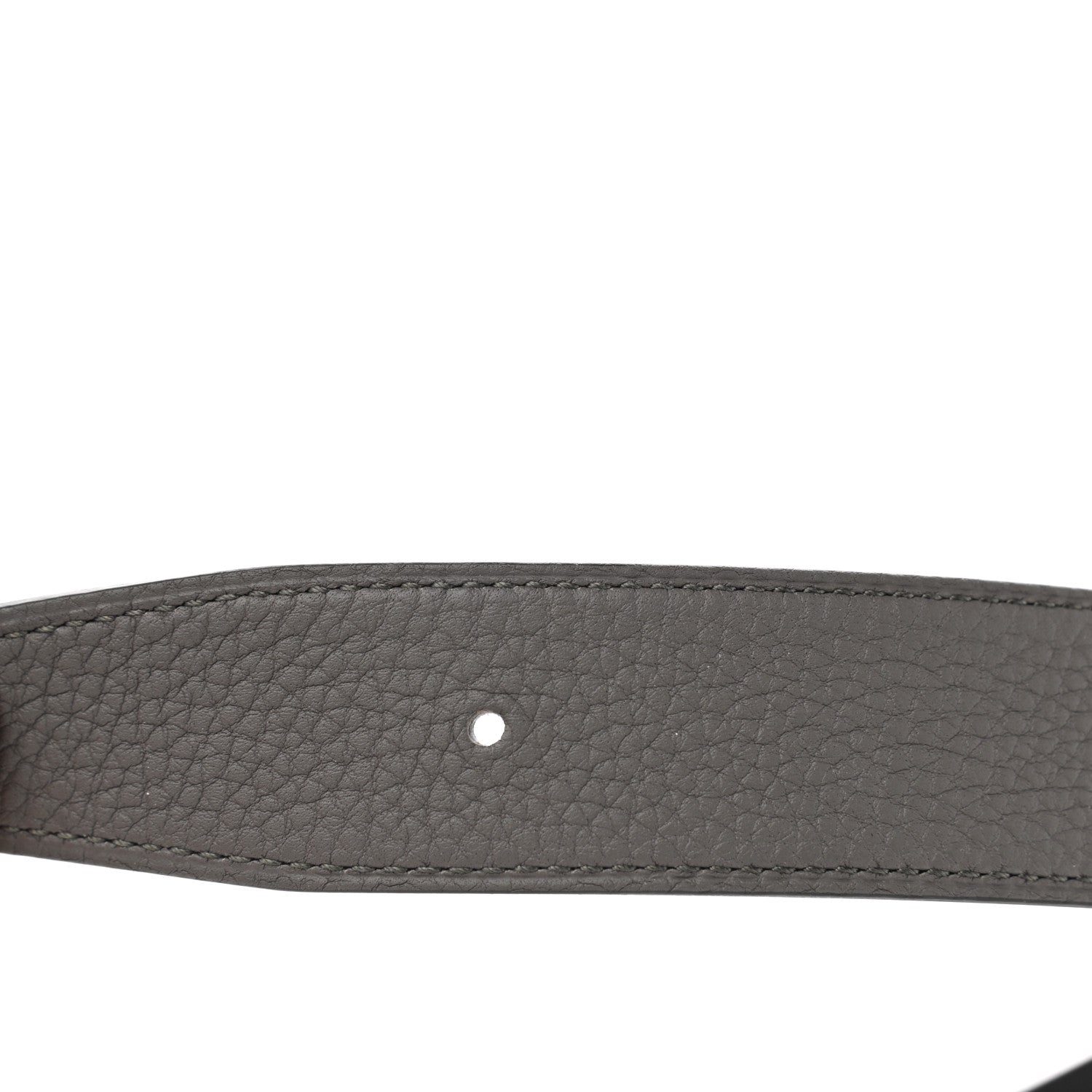 Hermes Box Togo 32mm Belt Strap 85 Black Etain 4 of 8