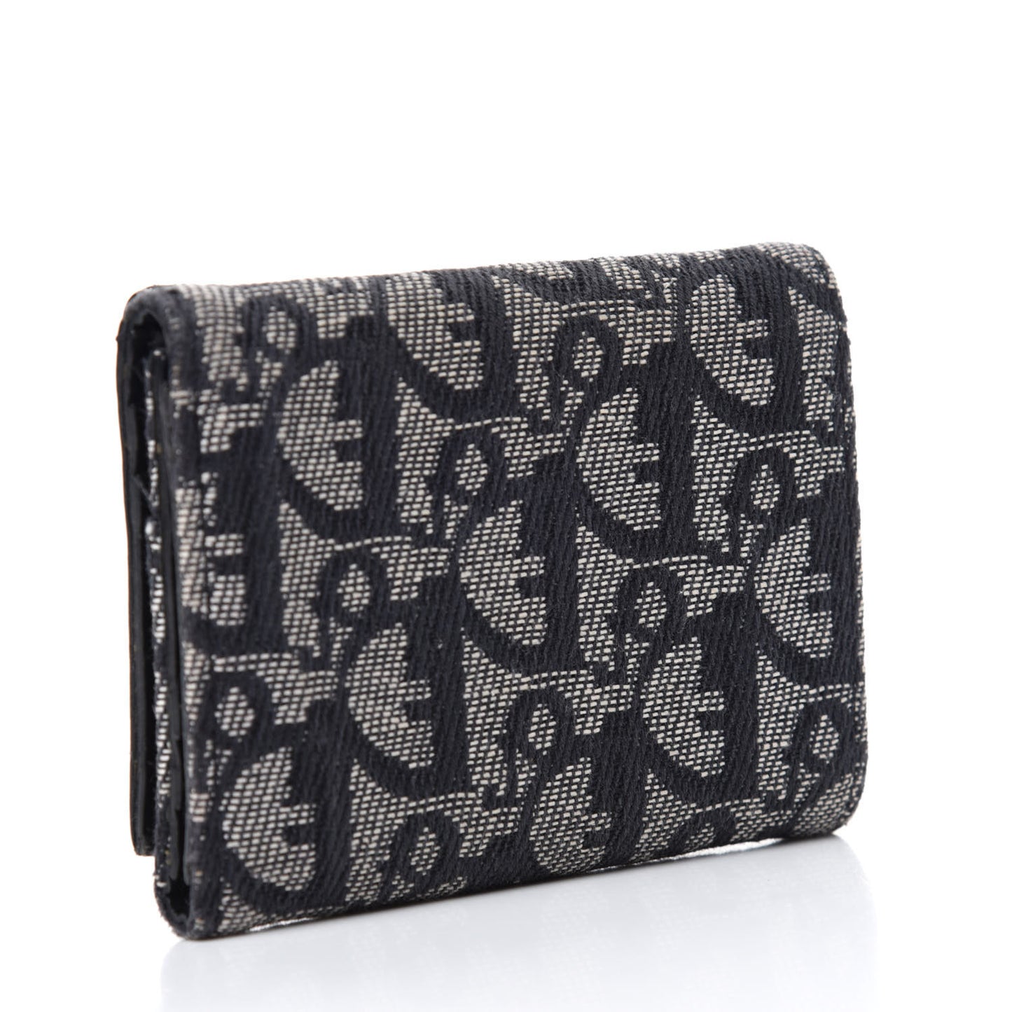 Monogram Compact Saddle Wallet Black