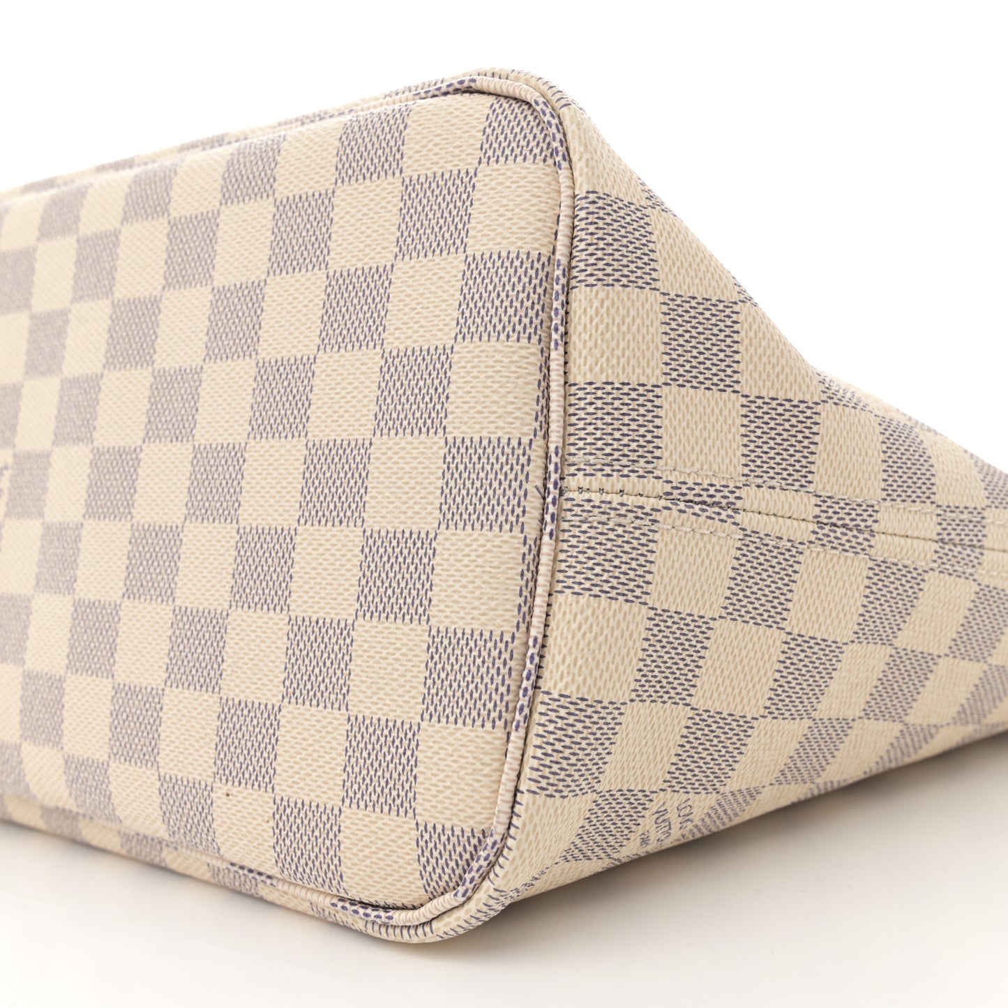 Damier Azur Braided Neverfull MM Pink