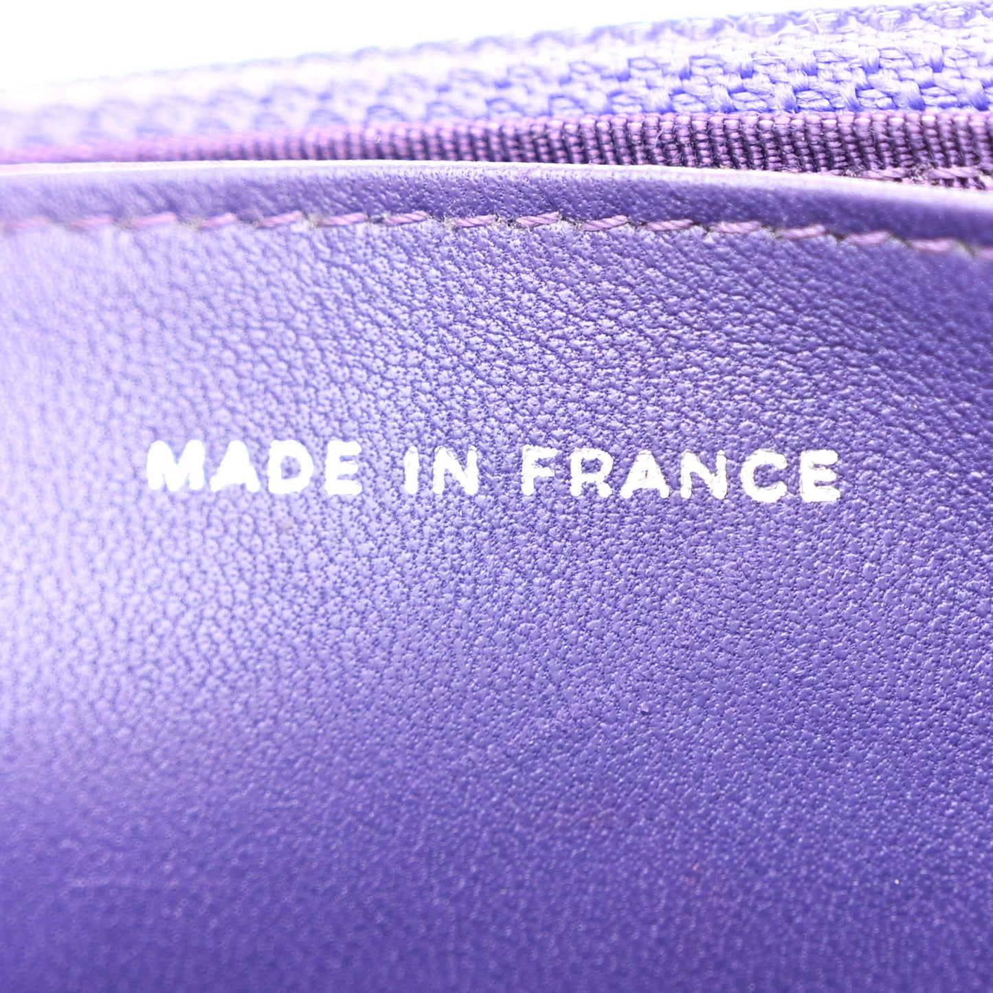 Lambskin Quilted Reissue Wallet On Chain WOC Purple